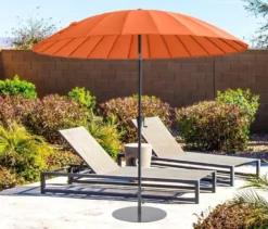 Leco Shanghai Sonnenschirm*, Ø 270 cm, orange