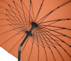 Leco Shanghai Sonnenschirm*, Ø 270 cm, orange