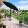 Leco Shanghai Sonnenschirm*, Ø 270 cm, anthrazit