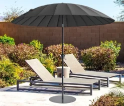 Leco Shanghai Sonnenschirm*, Ø 270 cm, anthrazit