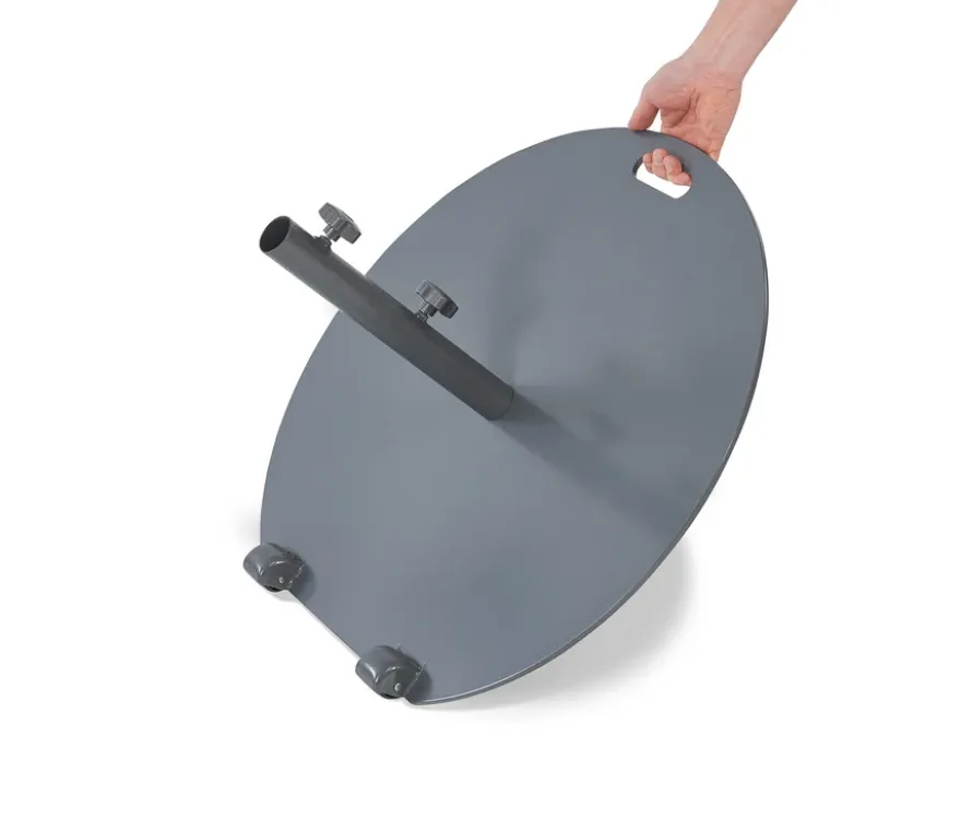 Leco Sonnenschirmständer*, flach, Ø ca. 60 cm, mit Rollen