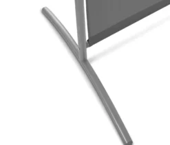 Leco Stellwand, 3-teilig, anthrazit