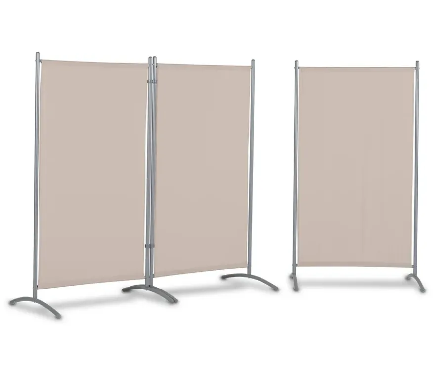 Leco Stellwand 3-teilig, Beige