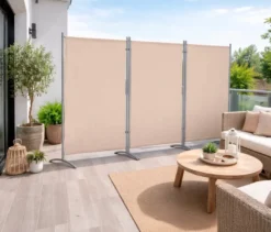 Leco Stellwand 3-teilig, Beige