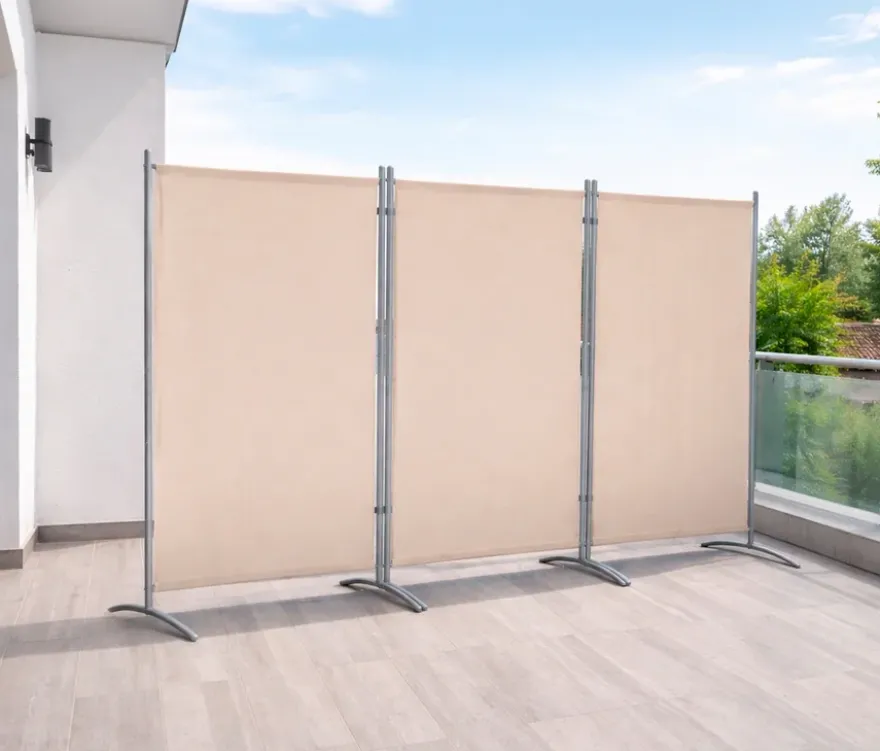 Leco Stellwand 3-teilig, Beige