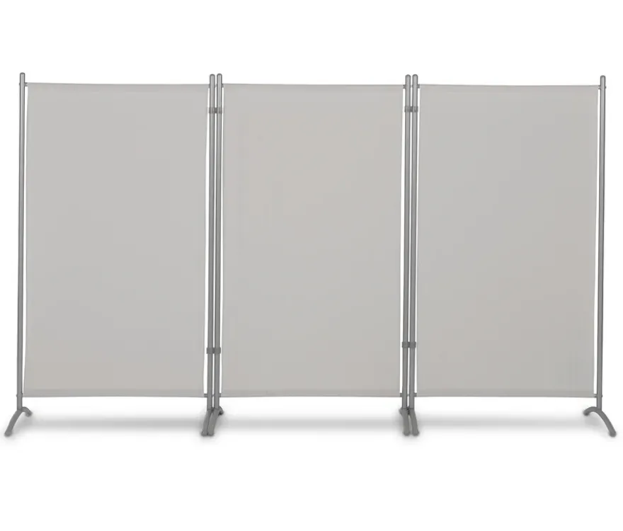 Leco Stellwand, 3-teilig, hellgrau