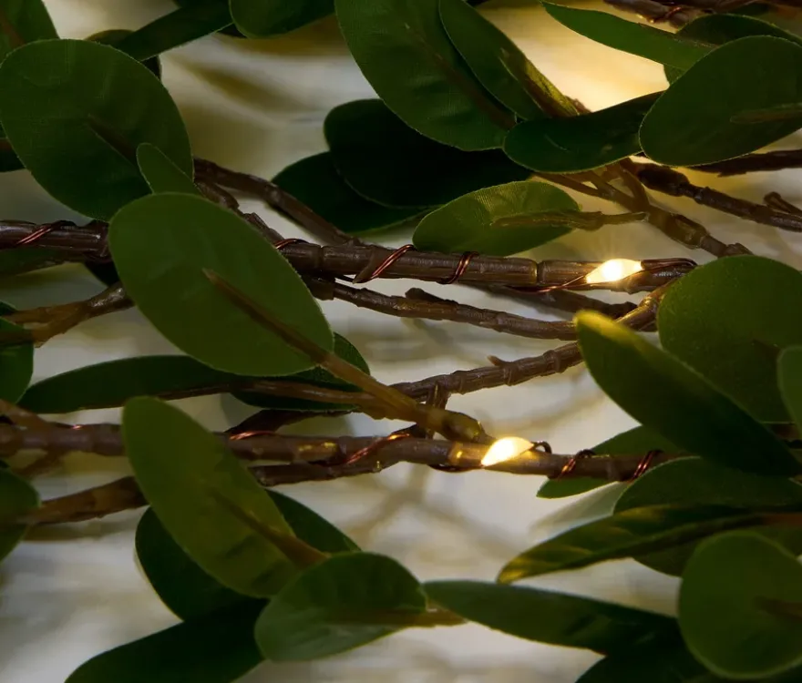 2 LED-Dekozweige