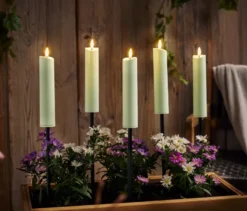 5 LED-Gartenfackeln