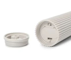 2 LED-Gartenfackeln, grau