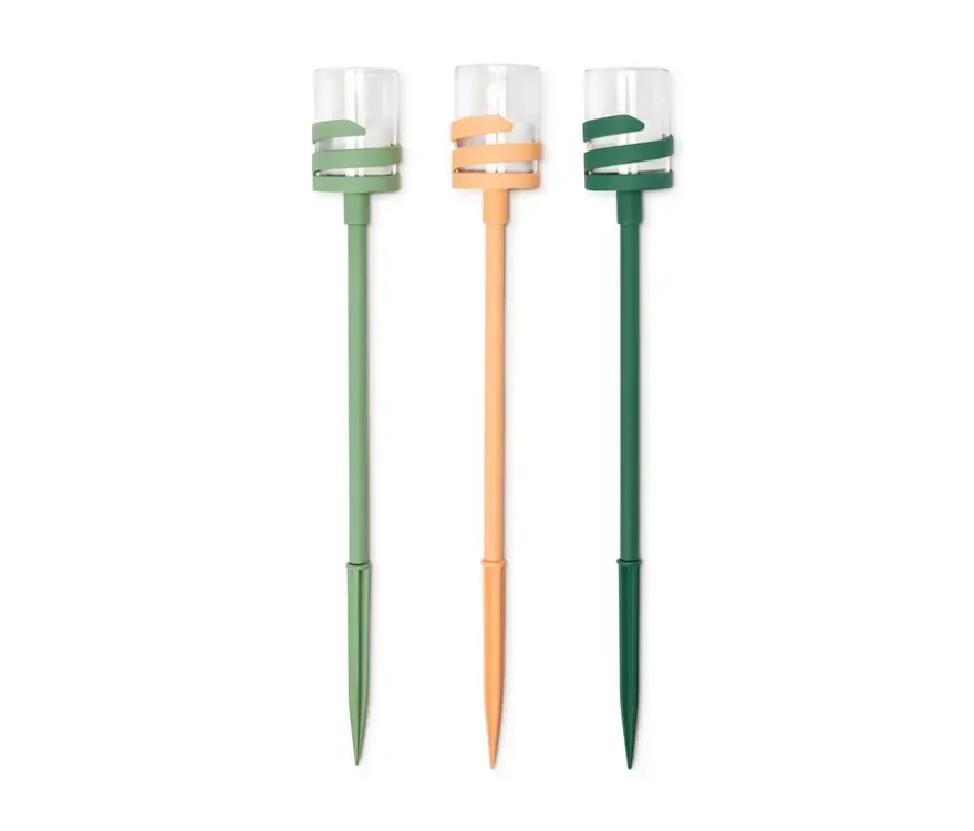 3 LED-Outdoor-Spieße