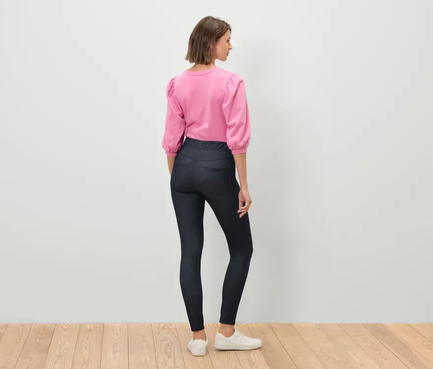 Leggings in Jeans-Optik
