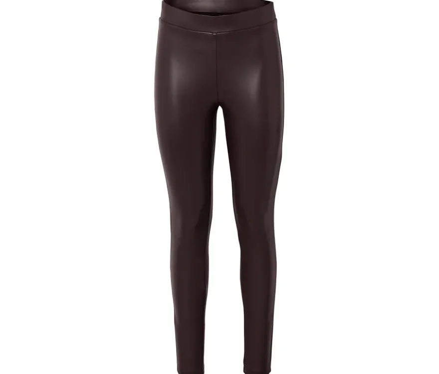 Leggings in Lederoptik