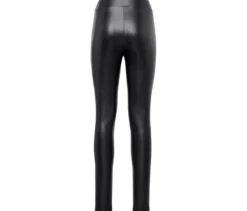 Leggings in Lederoptik