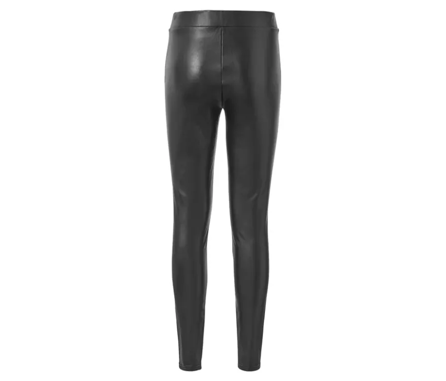 Leggings in Lederoptik