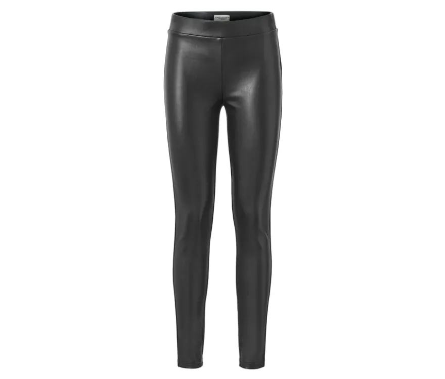 Leggings in Lederoptik