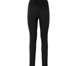 Leggings in Veloursoptik, schwarz
