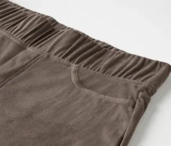 Leggings in Veloursoptik, taupe
