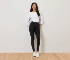 Leggings mit Spitzenborte