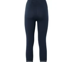 3/4-Leggings mit Spitzenborte, dunkelblau