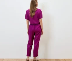 Leinenhose, beere