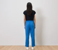Leinenhose, blau