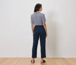 Leinenhose, navy