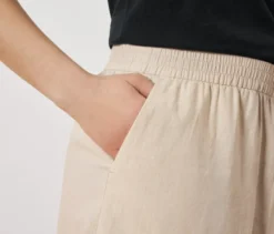 Leinenshorts, sand