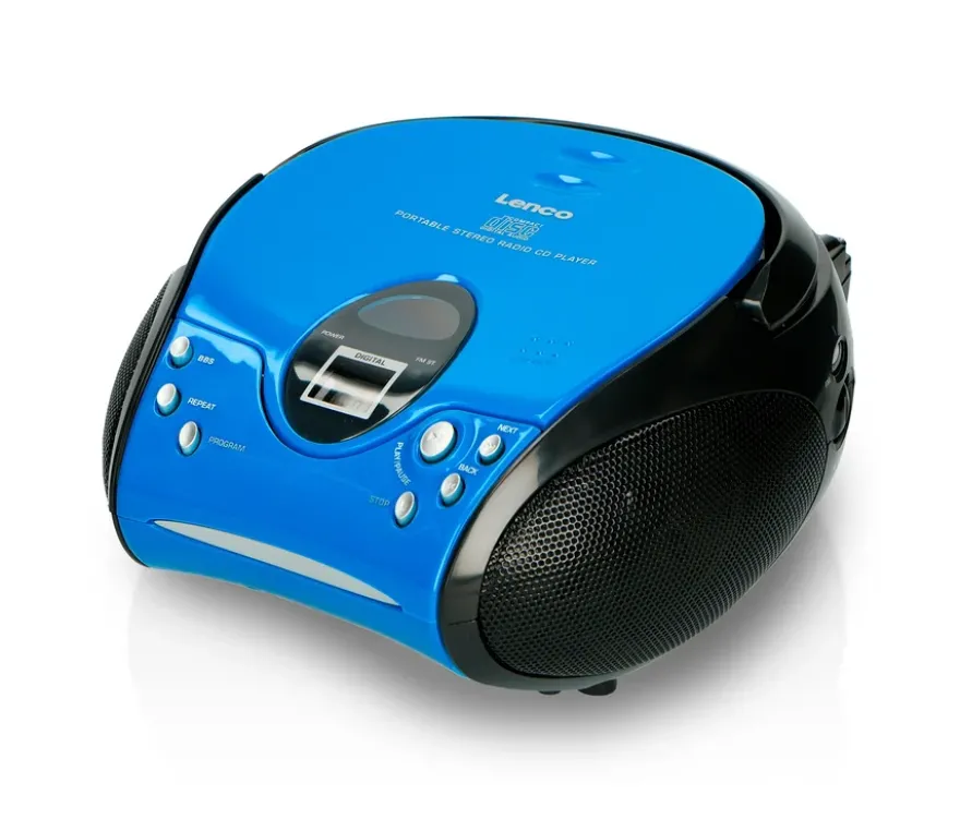 Lenco »SCD-24 Boombox« CD-Player mit Radio und Kopfhöreranschluss, blau