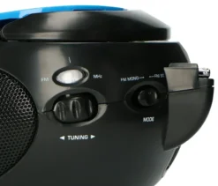 Lenco »SCD-24 Boombox« CD-Player mit Radio und Kopfhöreranschluss, blau