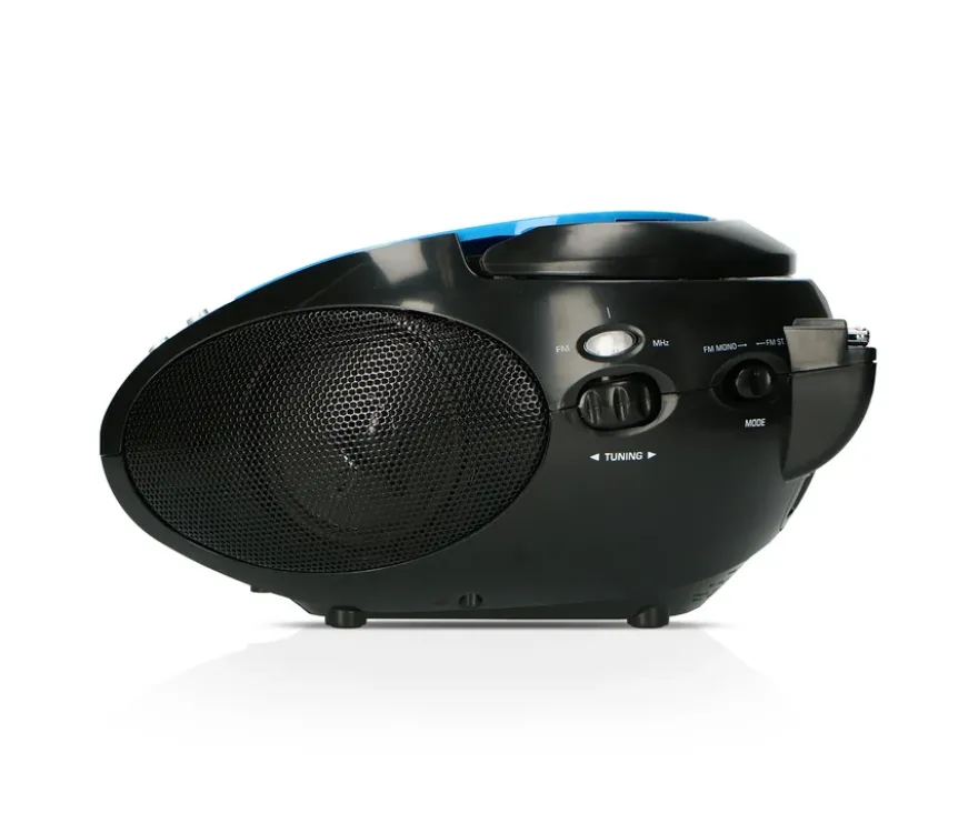 Lenco »SCD-24 Boombox« CD-Player mit Radio und Kopfhöreranschluss, blau