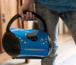 Lenco »SCD-24 Boombox« CD-Player mit Radio und Kopfhöreranschluss, blau