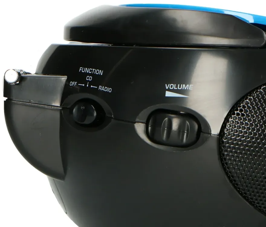 Lenco »SCD-24 Boombox« CD-Player mit Radio und Kopfhöreranschluss, blau