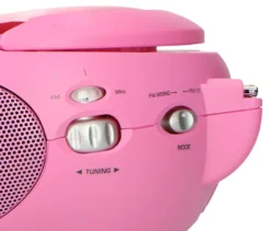 Lenco »SCD-24 Boombox« CD-Player mit Radio und Kopfhöreranschluss, pink