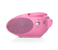 Lenco »SCD-24 Boombox« CD-Player mit Radio und Kopfhöreranschluss, pink