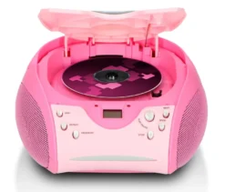 Lenco »SCD-24 Boombox« CD-Player mit Radio und Kopfhöreranschluss, pink