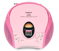 Lenco »SCD-24 Boombox« CD-Player mit Radio und Kopfhöreranschluss, pink