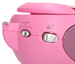Lenco »SCD-24 Boombox« CD-Player mit Radio und Kopfhöreranschluss, pink