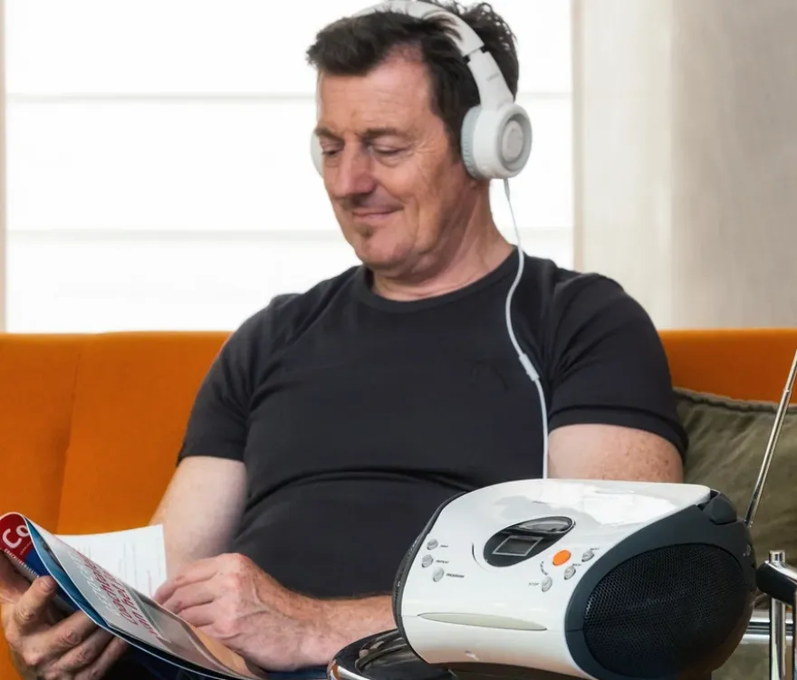 Lenco »SCD-24 Boombox« CD-Player mit Radio und Kopfhöreranschluss, weiß