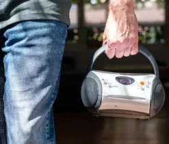 Lenco »SCD-24 Boombox« CD-Player mit Radio und Kopfhöreranschluss, weiß