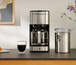 »Let's Brew Elegant« Filterkaffeemaschine, silber