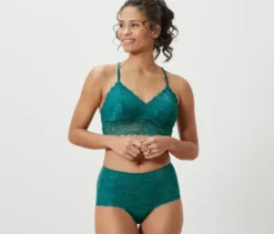Light-shaping Highwaist-Panty, petrol