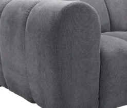 Longchair rechts mit Sofa 2-Sitzer links »Loftwave«, grau