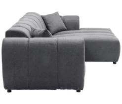 Longchair rechts mit Sofa 2-Sitzer links »Loftwave«, grau
