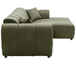 Longchair rechts mit Sofa 2-Sitzer links »Loftwave«, grün