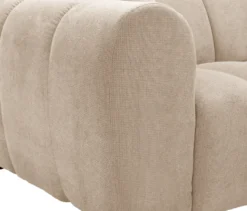 Longchair rechts mit Sofa 2-Sitzer links »Loftwave«, beige