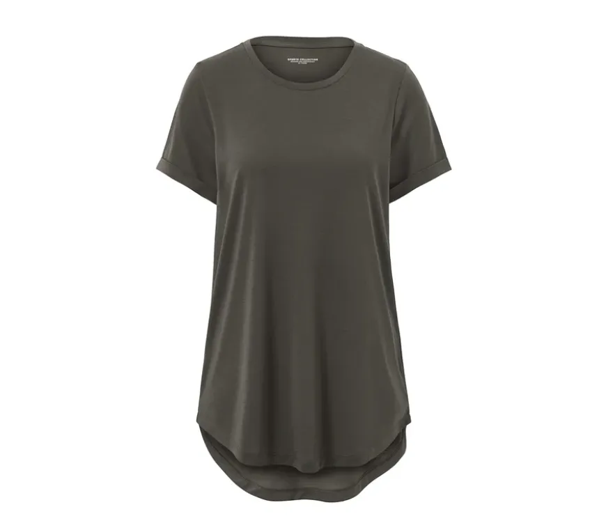 Longshirt, olivgrün