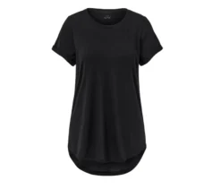 Longshirt, schwarz