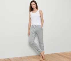 Loungewear-Hose, grau
