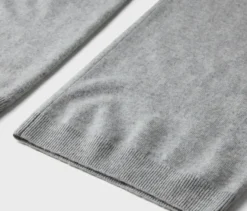 Loungewearhose mit Wolle und Kaschmir, grau