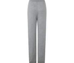 Loungewearhose mit Wolle und Kaschmir, grau